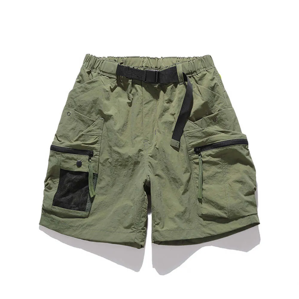 Vintage Multi-Pocket Loose Casual Cargo Shorts sold by GTHIC