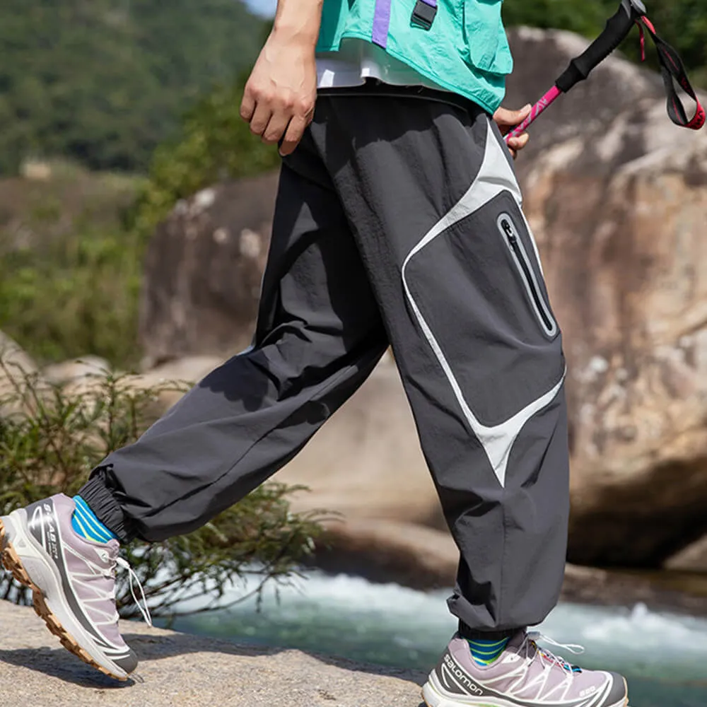 Fashion Side Pocket Contrast Color Design Casual Pants sold by GTHIC product image thumbnail 3