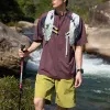 Fashion Colorblock Half-Zip Loose Sports T-shirt sold by GTHIC