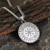 Vintage Viking Rune Odin Raven Stainless Steel Pendant sold by GTHIC