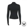 Gothic Mesh Hollow Cross Slim Long Sleeve Top sold by GTHIC