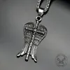 Vintage Angel Wing Cross Stainless Steel Pendant sold by GTHIC