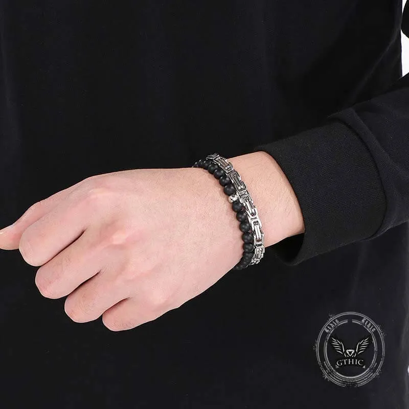 Vintage Beads Imperial Chain Stainless Steel Bracelet sold by GTHIC product image thumbnail 2