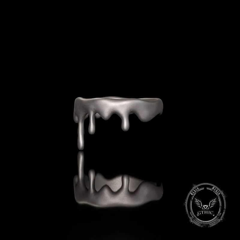 Simple Water Drop Shape Sterling Silver Ring sold by GTHIC product image thumbnail 4