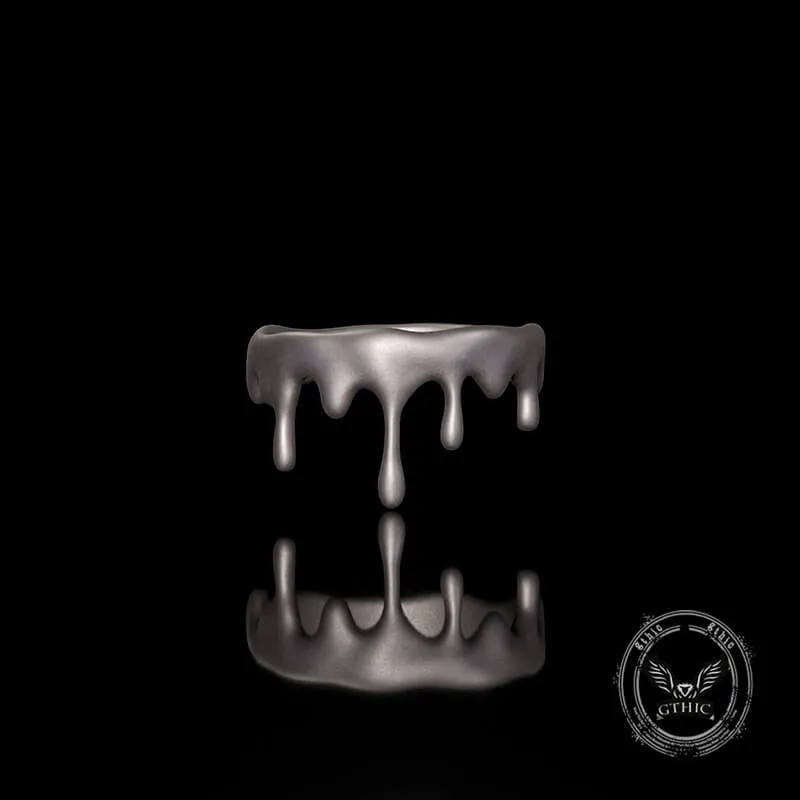 Simple Water Drop Shape Sterling Silver Ring sold by GTHIC