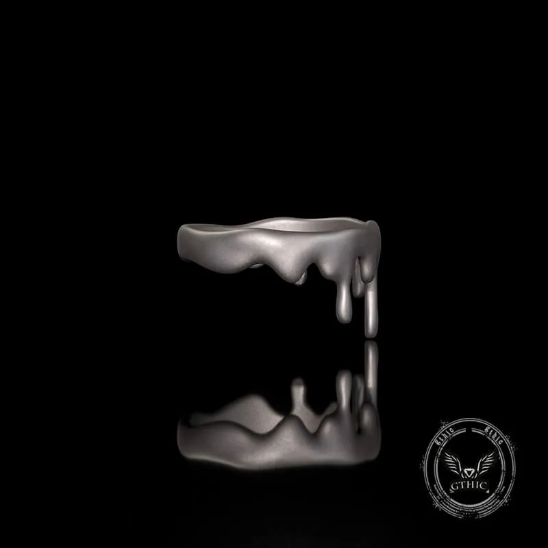Simple Water Drop Shape Sterling Silver Ring sold by GTHIC product image thumbnail 5