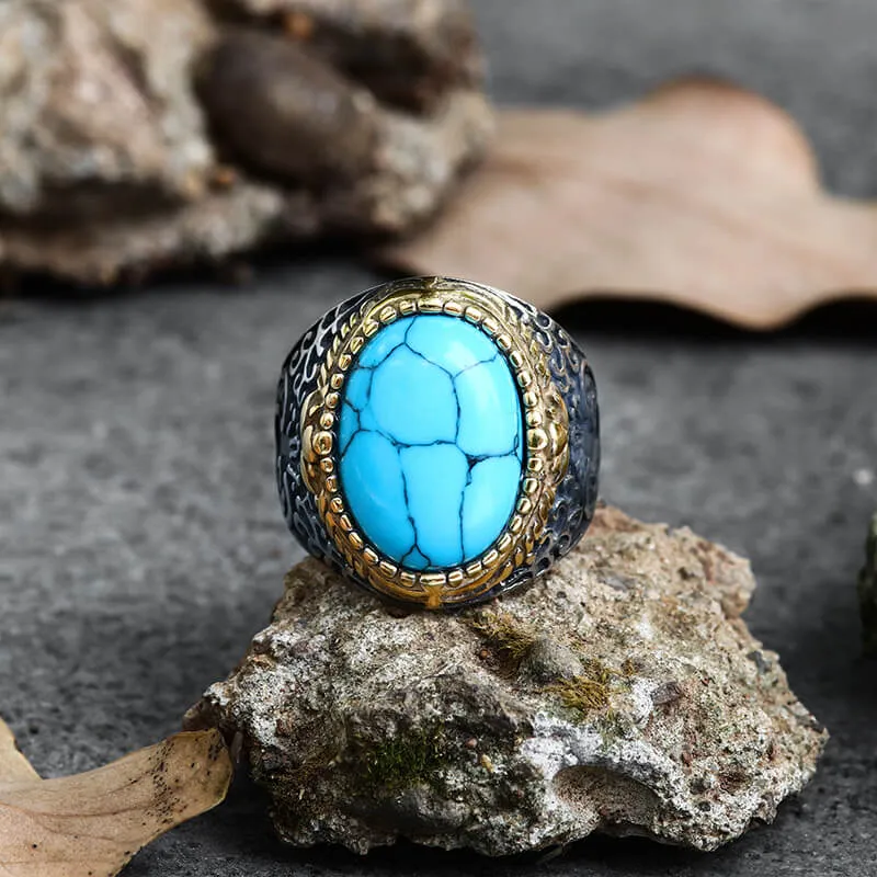 Gothic Pattern Gemstone Stainless Steel Ring sold by GTHIC product image thumbnail 4