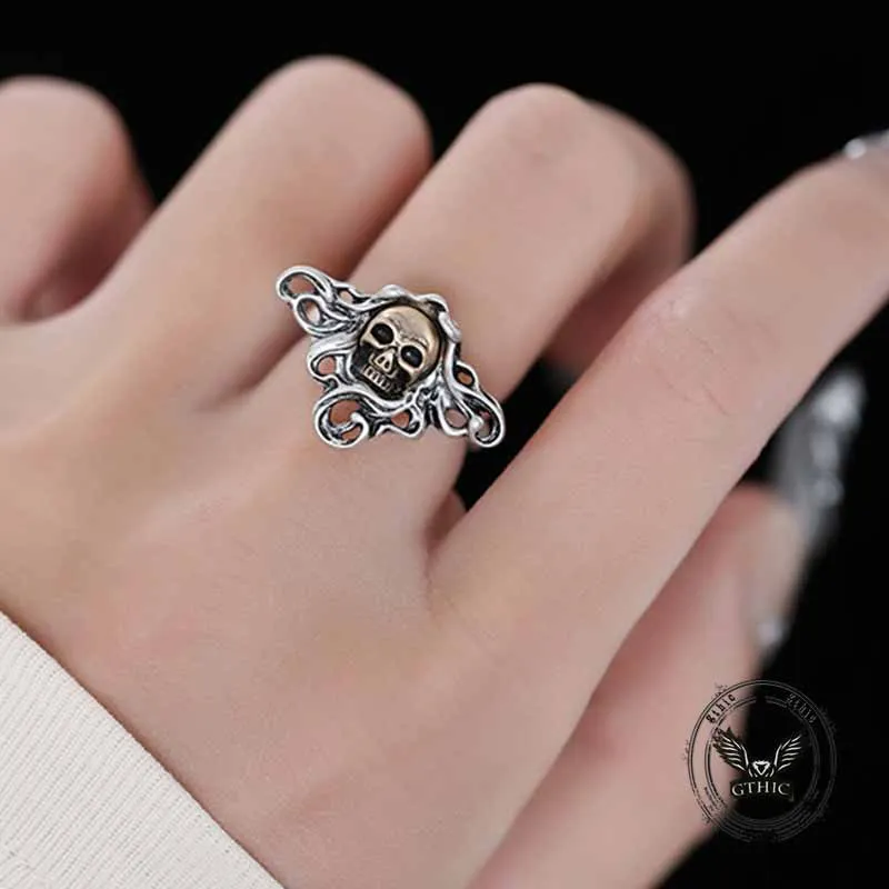 Hip-Hop Style Gold Skull Head Alloy Jewelry Set sold by GTHIC product image thumbnail 3