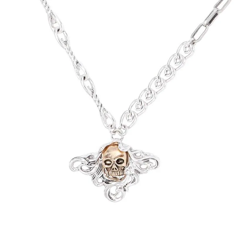 Hip-Hop Style Gold Skull Head Alloy Jewelry Set sold by GTHIC product image thumbnail 5