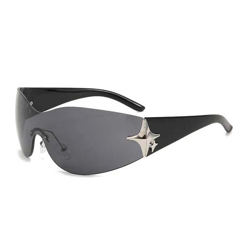 Fashionable Star Design Frameless PC Sunglasses sold by GTHIC