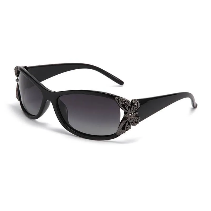 Fashion Butterfly Decorated Polarized PC Sunglasses sold by GTHIC
