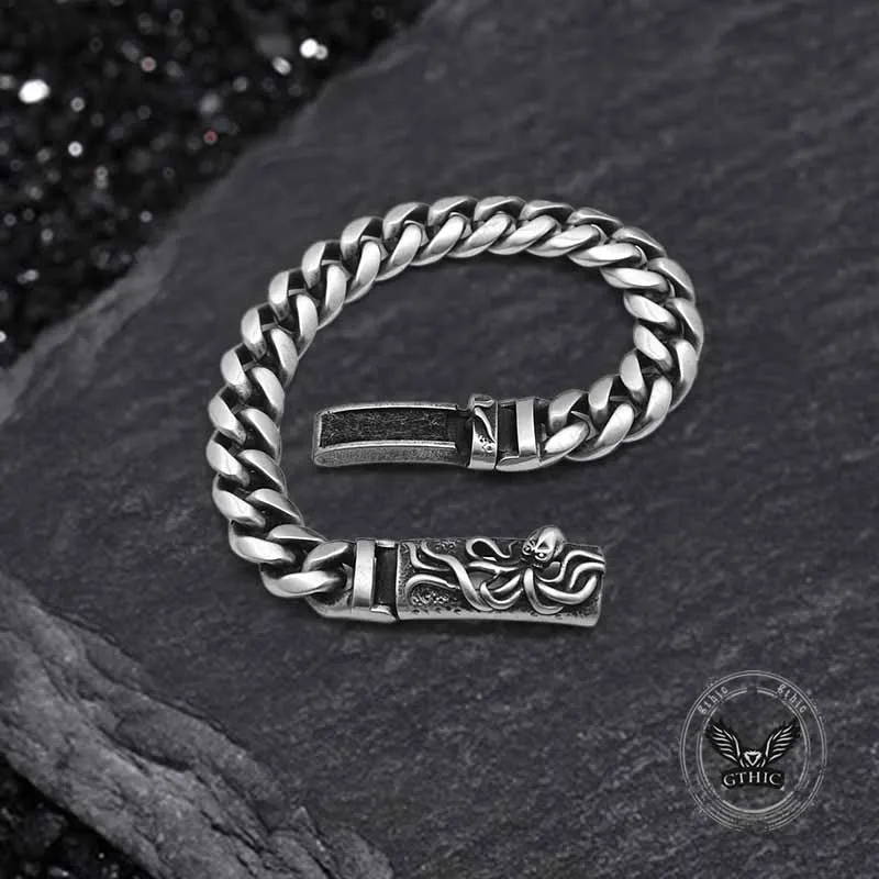 Punk Deep Sea Octopus Stainless Steel Bracelet sold by GTHIC product image thumbnail 4