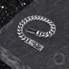 Punk Cross Eyes Gemstone Stainless Steel Bracelet sold by GTHIC