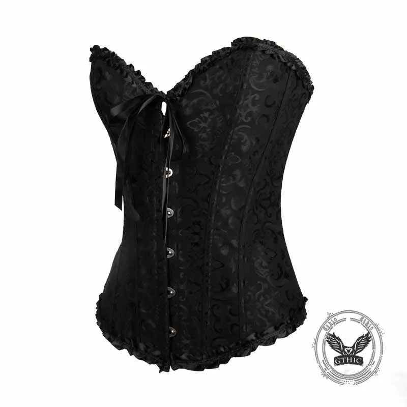 Palace Style Lace Up Body Shaping Corset sold by GTHIC product image thumbnail 3