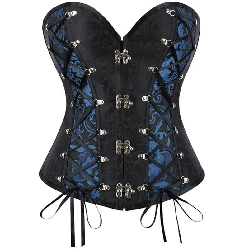 Punk Retro Lace-Up Court Corset sold by GTHIC product image thumbnail 2