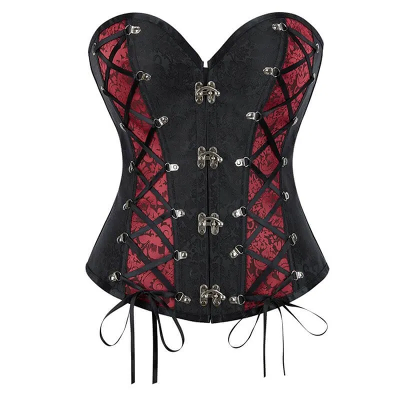 Punk Retro Lace-Up Court Corset sold by GTHIC