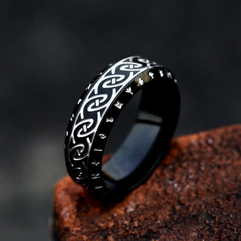 Vintage Viking Rune Stainless Steel Nordic Ring sold by GTHIC product image thumbnail 3