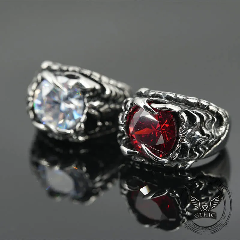 Fashionable Dragon Claw Gemstone Stainless Steel Ring sold by GTHIC product image thumbnail 2