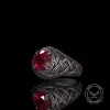 Celtic Knot Viking Rune Zircon Sterling Silver Ring sold by GTHIC