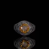 Celtic Knot Viking Rune Zircon Sterling Silver Ring sold by GTHIC