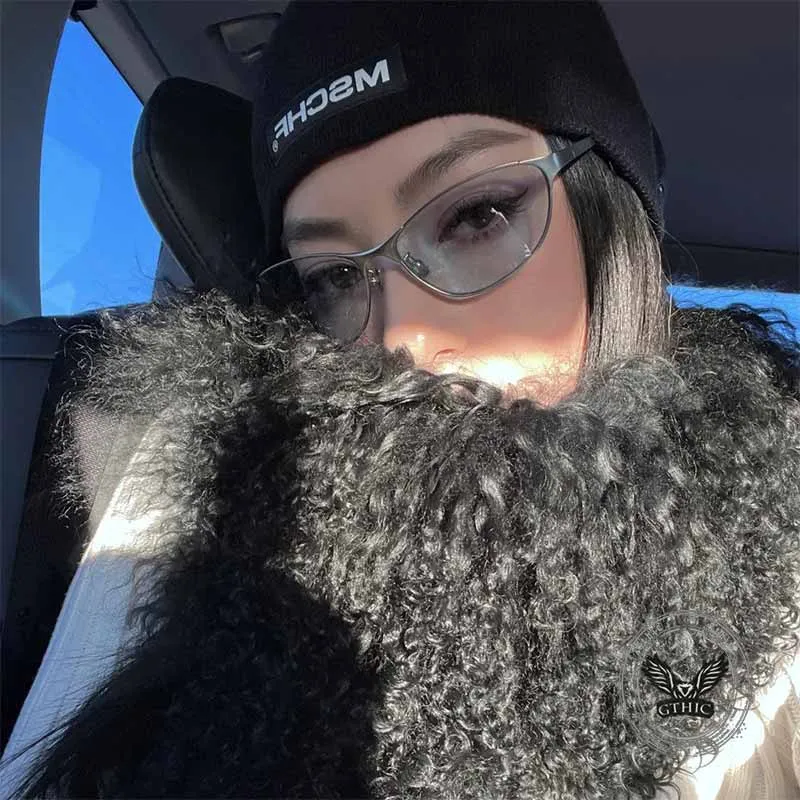 Street Y2K Metal Frame Cat-Eye Retro Sunglasses sold by GTHIC product image thumbnail 3