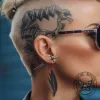 Dagger Sword Stainless Steel Stud Earrings sold by GTHIC