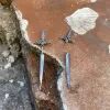 Dagger Sword Stainless Steel Stud Earrings sold by GTHIC