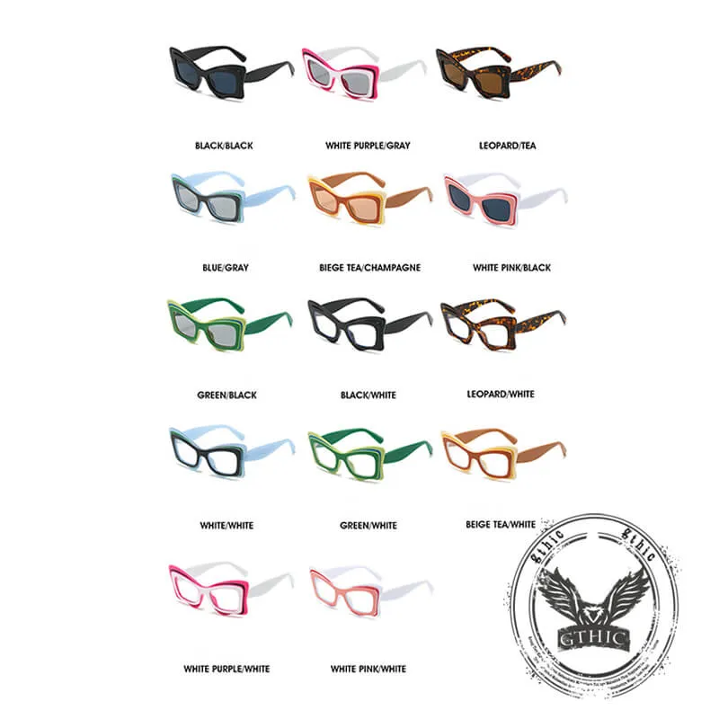 Fashion Cat-Eye UV Protection PC Sunglasses sold by GTHIC product image thumbnail 4