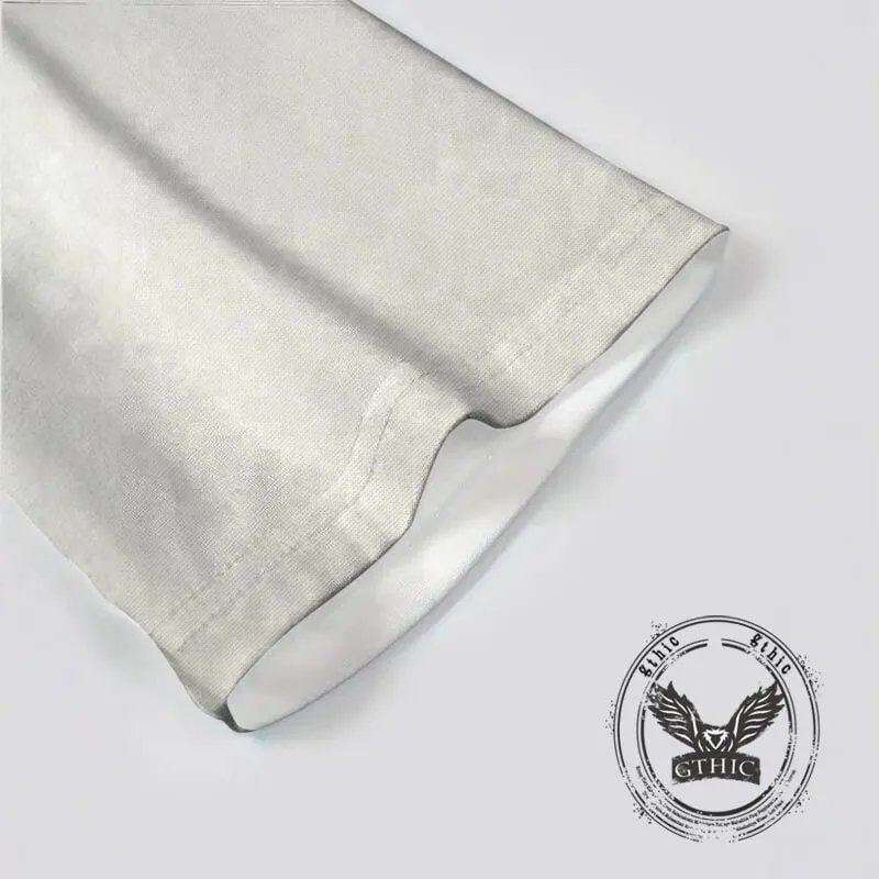 Vintage 1776 American Flag Print Crew Neck T-Shirt sold by GTHIC product image thumbnail 5