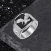 Punk Domineering Eagle Stainless Steel Ring sold by GTHIC