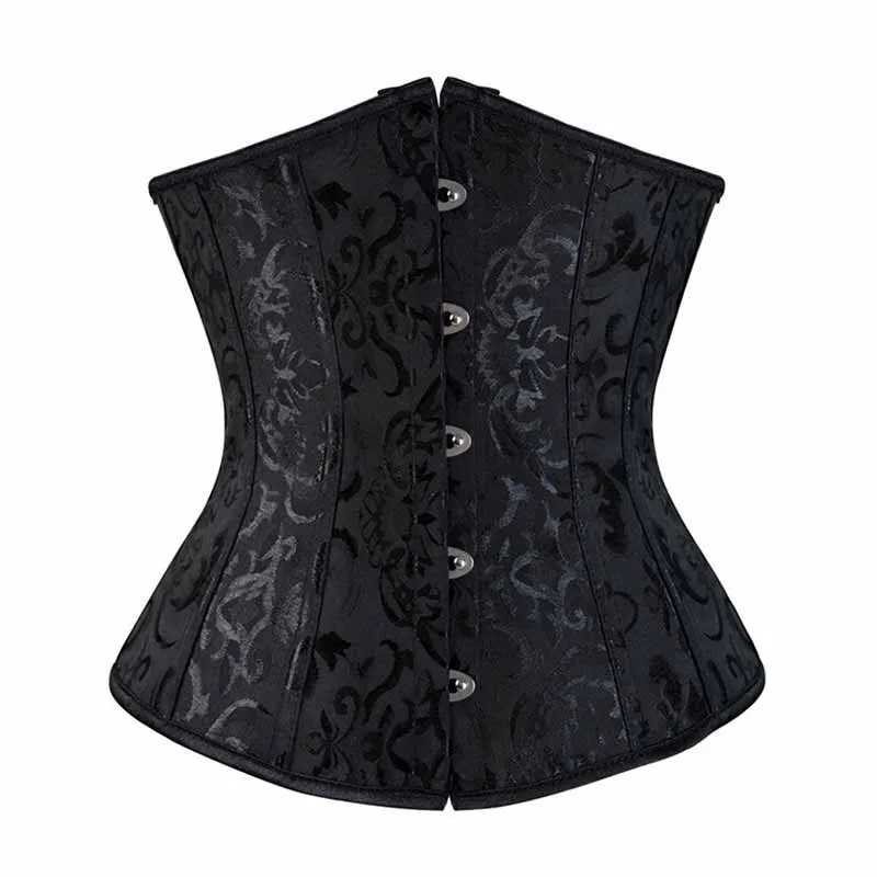 Solid Color Back Tie Body Shaping Palace Corset sold by GTHIC