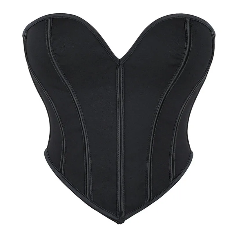 Fashion Strapless Heart Shaped Crop Corset sold by GTHIC