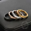 Fashionable Hammered Stainless Steel Spinner Ring sold by GTHIC
