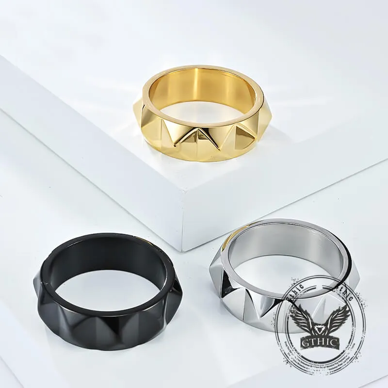 Simple Tapered Self-Defense Stainless Steel Ring sold by GTHIC
