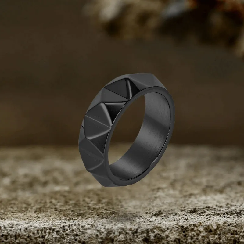 Simple Tapered Self-Defense Stainless Steel Ring sold by GTHIC product image thumbnail 4