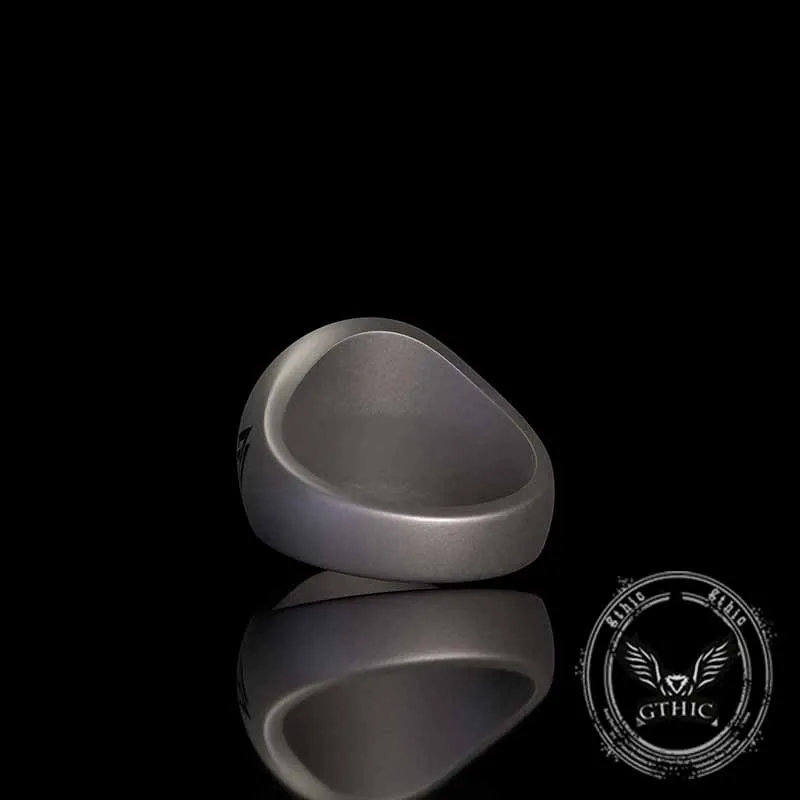 Helm of Awe Valknut Sterling Silver Viking Ring sold by GTHIC product image thumbnail 5