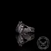 Gothic Skull Hands Holding Heart Sterling Silver Ring sold by GTHIC