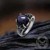 Vintage Flower Stainless Steel Gemstone Ring sold by GTHIC
