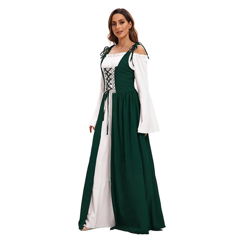 Medieval Court Retro Stage Performance Long Dress Set sold by GTHIC product image thumbnail 5
