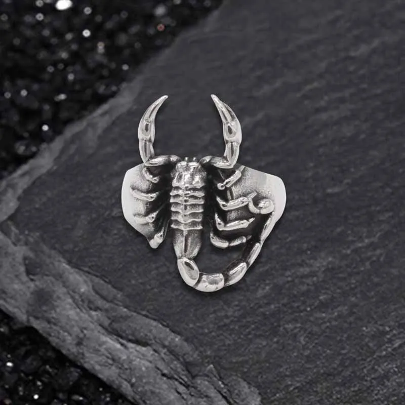 Vintage Scorpion Stainless Steel Animal Ring sold by GTHIC product image thumbnail 5