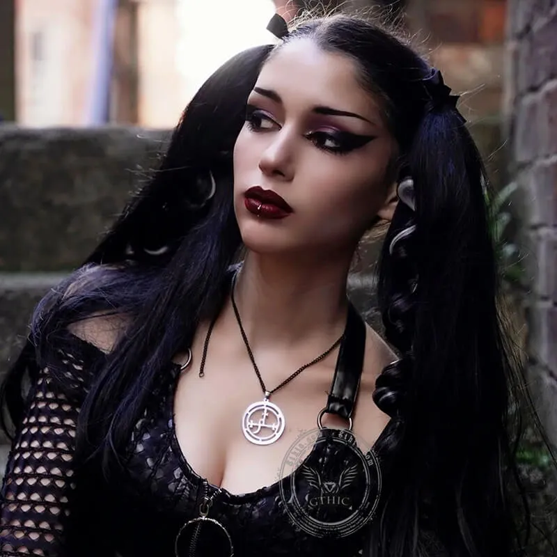 Sigil of Lilith Stainless Steel Necklace sold by GTHIC product image thumbnail 2