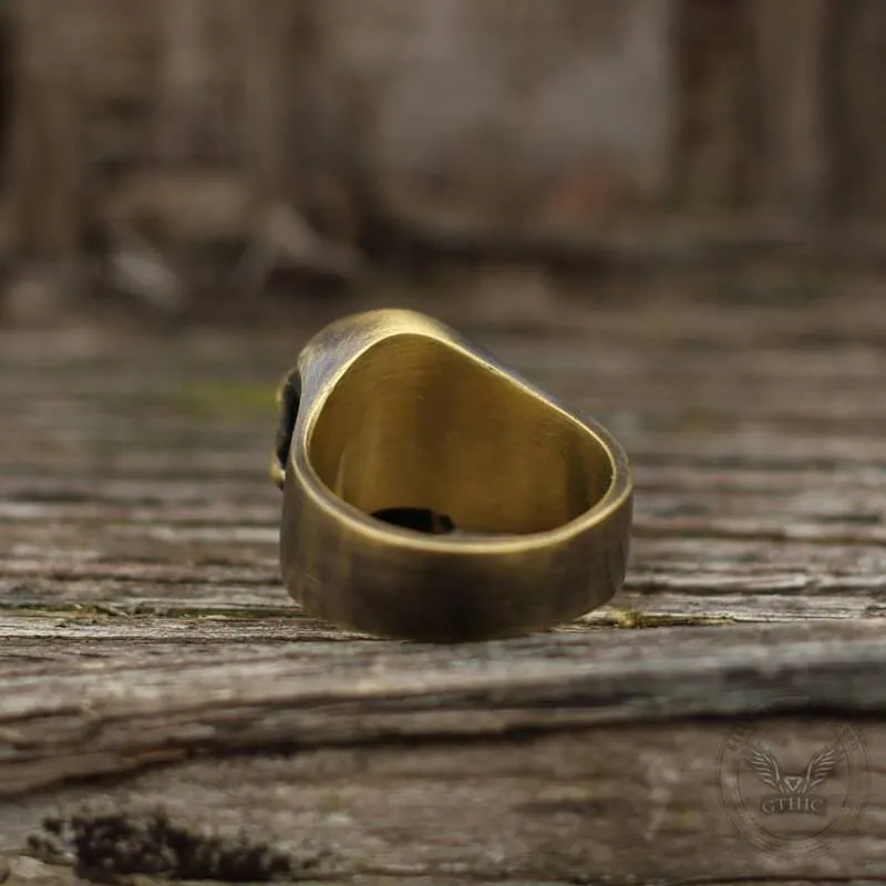 Classic Locomotive Skull Ring sold by GTHIC product image thumbnail 5