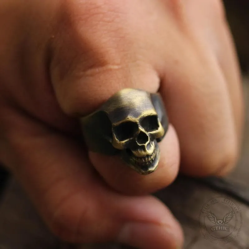 Classic Locomotive Skull Ring sold by GTHIC product image thumbnail 3