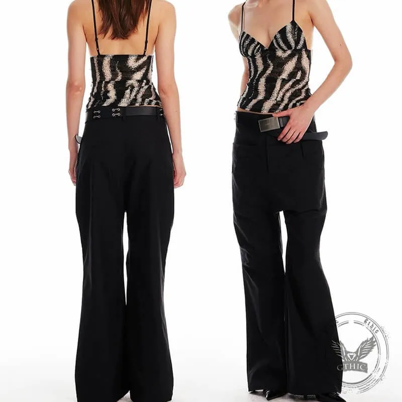 Sexy Slim Fit Zebra Print Versatile Camisole sold by GTHIC product image thumbnail 5