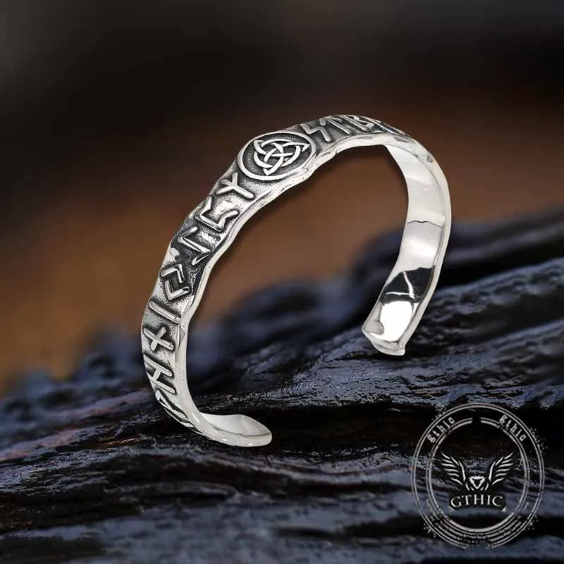 Viking Rune Triangle Knot Stainless Steel Bracelet sold by GTHIC product image thumbnail 5