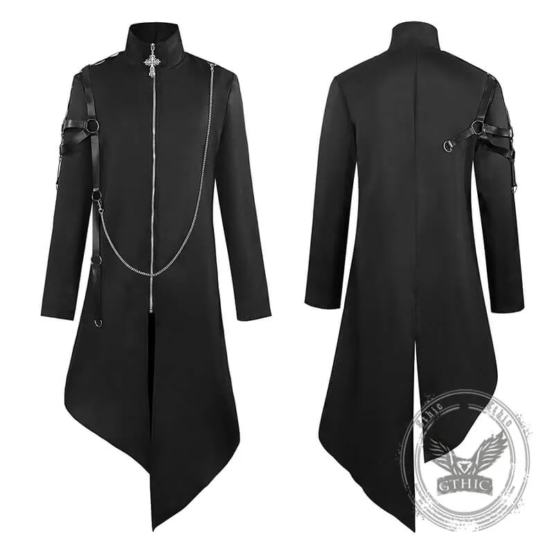 Medieval Halloween Gothic Stand Collar Tuxedo Costume sold by GTHIC