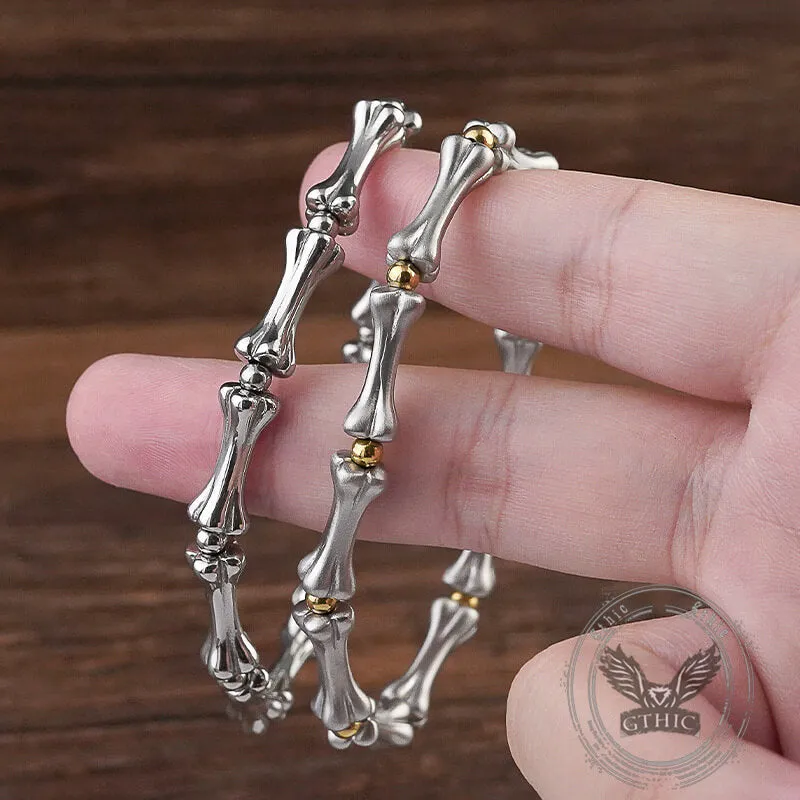 Fashion Skull Bone Polished Stainless Steel Bracelet sold by GTHIC product image thumbnail 3