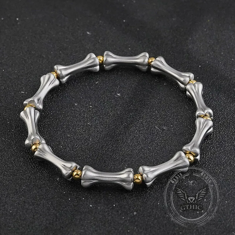 Fashion Skull Bone Polished Stainless Steel Bracelet sold by GTHIC product image thumbnail 4