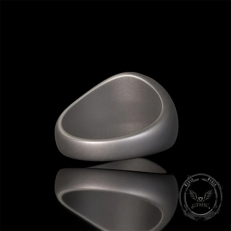 Gothic Memento Mori Letters Sterling Silver Skull Ring sold by GTHIC product image thumbnail 5