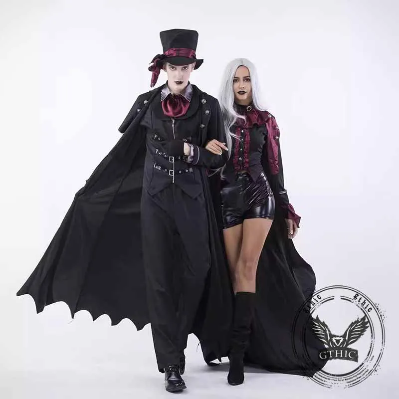 Gothic Vampire Couple Cosplay Halloween Costumes sold by GTHIC
